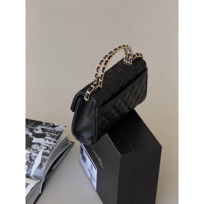 Сумка жіноча Chanel mini чорний клатч Шанель