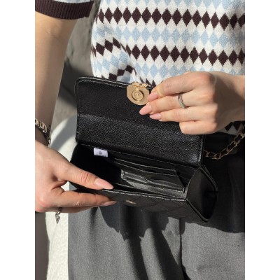 Сумка жіноча Chanel mini чорний клатч Шанель