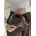 Женская сумка Coach Bolso de hombro Teri бежевый+ коричневый через плече Коуч