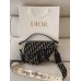 Жіноча сумка Dior Saddle Bag синій через плече Крістіан Діор сідло
