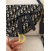 Жіноча сумка Dior Saddle Bag синій через плече Крістіан Діор сідло
