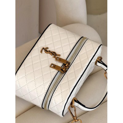 Сумка жіноча Yves Saint Laurent Gaby Vanity Bag білий через плече Ів Сен-Лоран