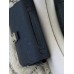 Жіноча сумка Луї Вітон темно-синій міні на плечі Louis Vuitton Pochette Metis East West