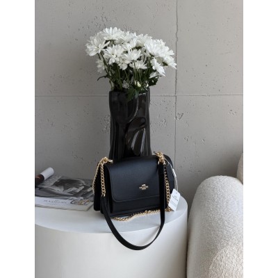 Сумка жіноча Coach Mini Klare Crossbody in Signature Canvas через плече чорний класичний Коуч Сумка жіноча Coach Mini Klare Crossbody in Signature Canvas через плече чорний класичний Коуч