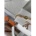 Женская сумка клатч Louis Vuitton Capucines East-West Mini через плечо Луи Виттон белый классический