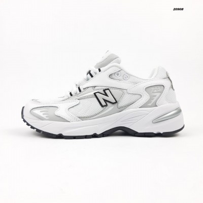 New Balance 725 белые с серым и черным, Размер 37 New Balance 725 белые с серым и черным, Размер 37