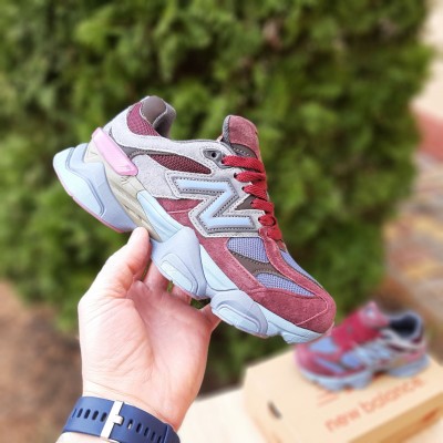 New balance 9060 бордові з блакитним, Розмір 39