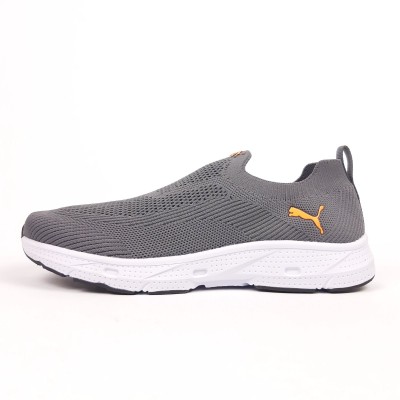 PUMA тапкие мокасины слипон серый с оранжевым, Размер 45 PUMA тапкие мокасины слипон серый с оранжевым, Размер 45