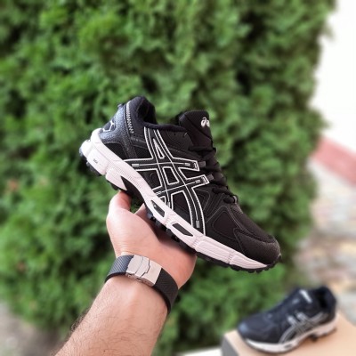 Asics Gel Kahana 8 Черные на белом, Размер 36