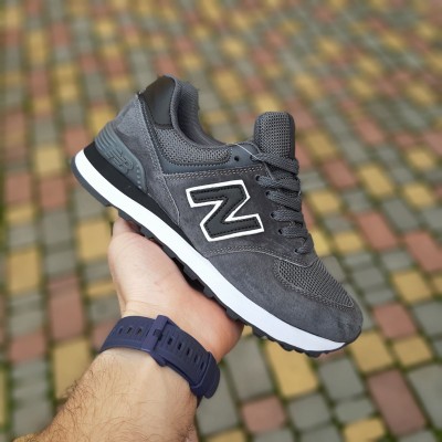 New Balance 574 Classic темно сірі, Розмір 38
