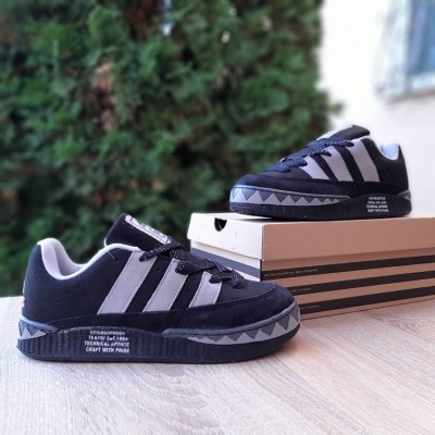 Adidas Adimatic Neighborhood Grey Black чорні з сірим, Розмір 46