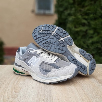 New Balance 2002R Protection Pack сірі з зеленим, Розмір 44