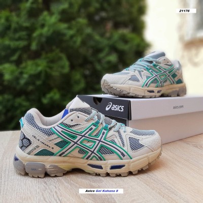 Asics Gel Kahana 8 бежеві з салатовим, Розмір 36