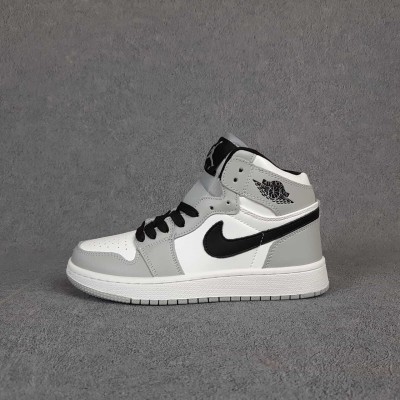 Nike Air Jordan 1 белые с серым, Размер 46