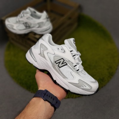 New Balance 725 білі з сірим та чорним, Розмір 37