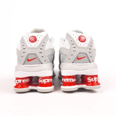 Nike Shox Ride 2 Supreme білі з сірим та червоним, Розмір 37