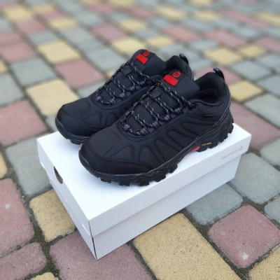 Merrell MOAB gore-tex Черные с красным, Размер 41