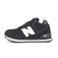 New Balance 574 чорні з білим, Розмір 37