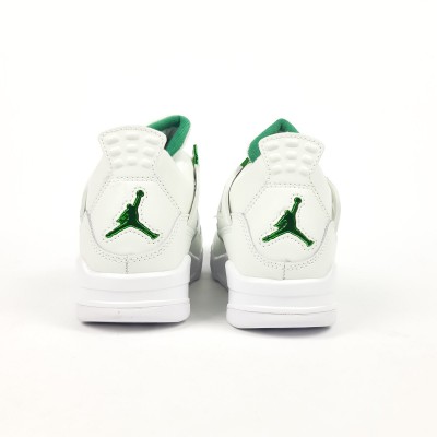 Nike AIR Jordan 4 Retro білі з зеленим, Розмір 39