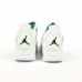 Nike AIR Jordan 4 Retro білі з зеленим, Розмір 39