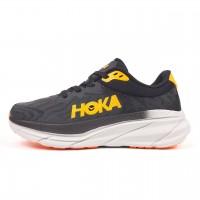 HOKA ONE ONE Challenger Atr 7 темно сірі з помаранчевим, Розмір 37