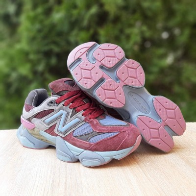 New balance 9060 бордові з блакитним, Розмір 39
