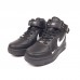 Nike Air Force 1 Mid ´07 LV8 черные с белым, Размер 40