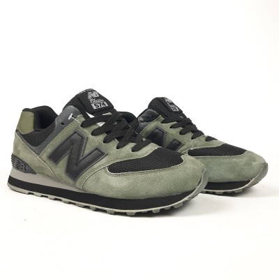 New Balance 574 хаки с черным, Размер 43