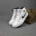 Nike Air Jordan 1 білі з чорним, Розмір 36