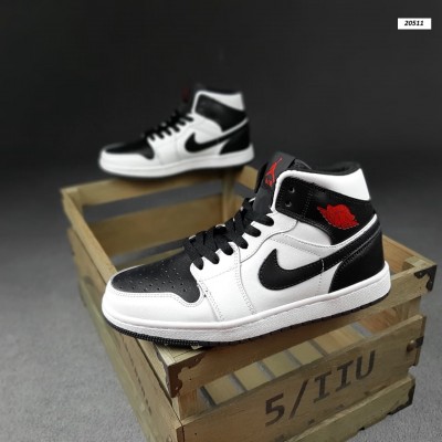 Nike Air Jordan 1 белые с черным, Размер 41