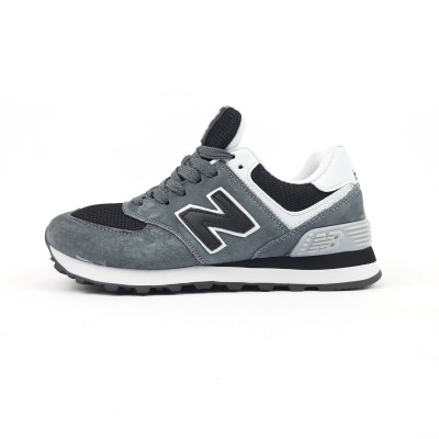 New Balance 574 Classic темно сірі з білим, Розмір 38