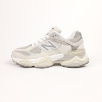 New Balance 9060 світло сірі (червоний задник), Розмір 41