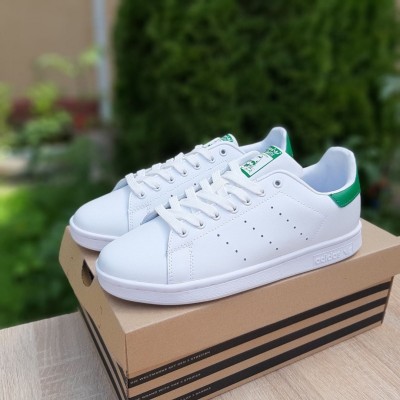 Adidas Stan Smith белые с зеленым, Размер 39
