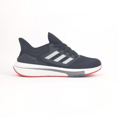 Adidas EQ 21 RUN Чорні з червоним, Розмір 44