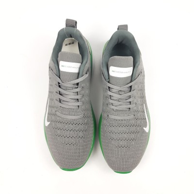 NIKE REACTX INFINITY RUN 4 Road серые с зеленым, Размер 36