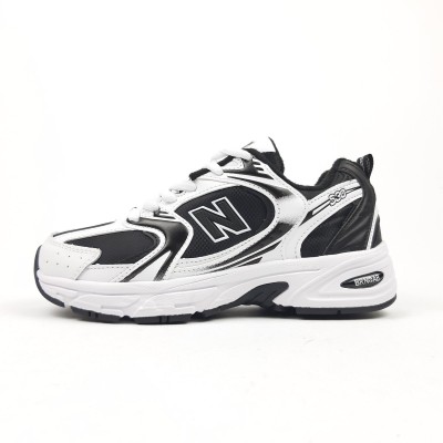 New Balance 530 Білі з чорним, Розмір 41