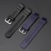 Ремінець для Casio G-Shock AW-282B/590/591/5230, AWG-M100/M101, G-7700/7710 Dark Blue Silver
