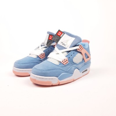 Nike AIR Jordan 4 Retro блакитні з пудрой, Розмір 36