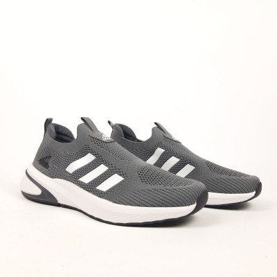 Adidas Slip-on Lite Flow тапкие мокасины слипоны темно серые, Размер 41