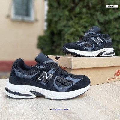 New Balance 2002 R чорні з білим, Розмір 41