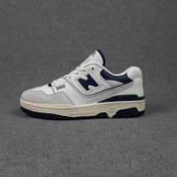 New Balance 550 білі з темно синім, Розмір 45