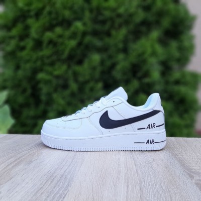 Nike Force 1 Double Air Белые с черным, Размер 43 Nike Force 1 Double Air Белые с черным, Размер 43
