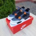 Nike Air Jordan 4 Сірі з помаранчевим, Розмір 38