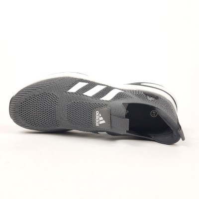 Adidas Slip-on Lite Flow тапкие мокасины слипоны темно серые, Размер 41