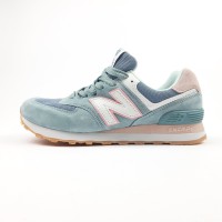 New Balance 574 голубые с розовым, Размер 40