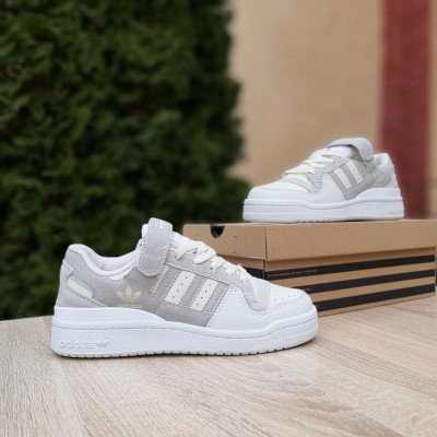 Adidas Forum молочні з сірим біла пятка, Розмір 37