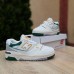 New Balance 550 Білі з зеленим з жовтим, Розмір 42