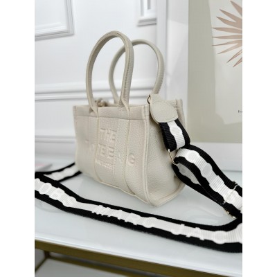 Сумка жіноча Марк Джейкобс молочний шопер Marc Jacobs Tote Bag шоппер міні