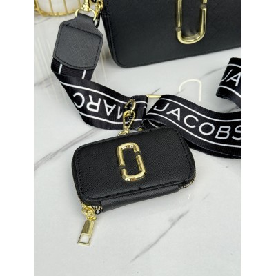 Сумка жіноча Марк Джейкобс 2в1 чорний Marc Jacobs 2 в 1