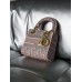 Жіноча сумка Леді Діор рожевий класичний міні Преміум якість Christian Dior